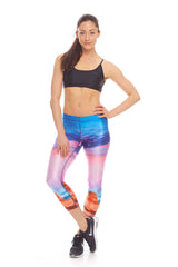 Printed Performance Capris