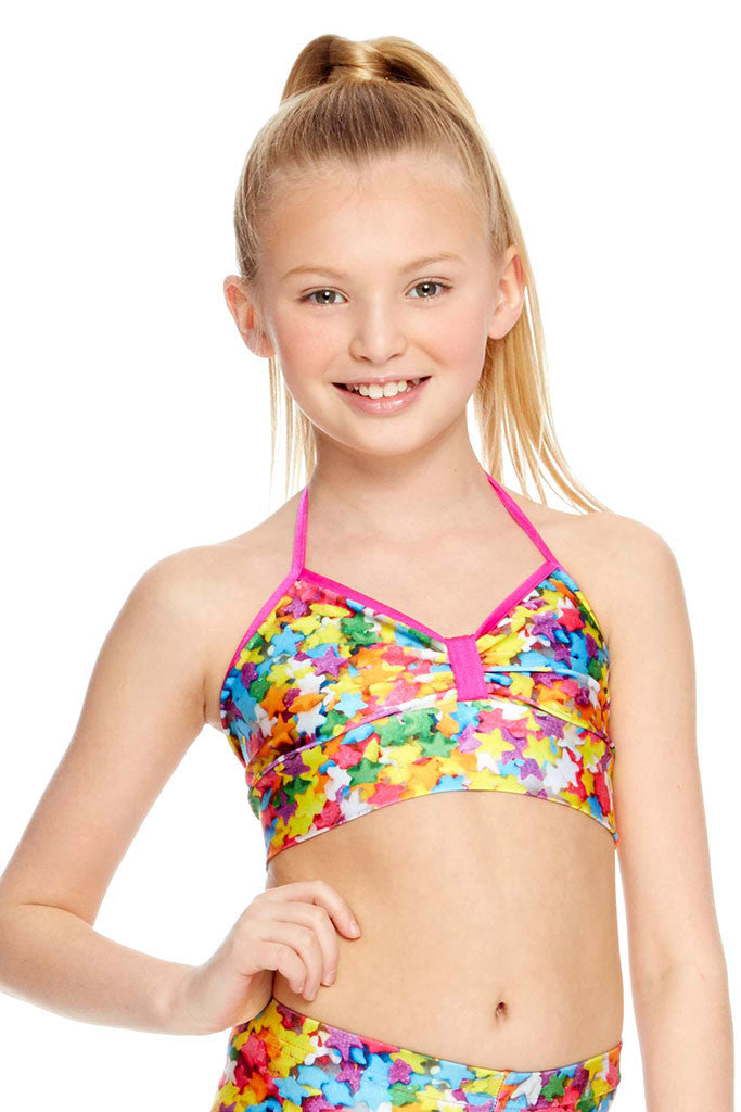 Girls Funfetti Sprinkles Bandeau Halter