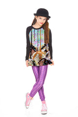 Girls Sundae Fundae Baseball T-Shirt