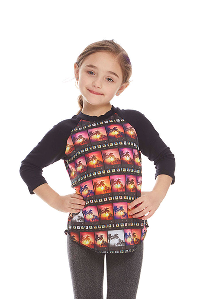 Kids Filters 3/4 Sleeve Baseball T-Shirt