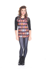 Girls Filters 3/4 Sleeve Baseball T-Shirt