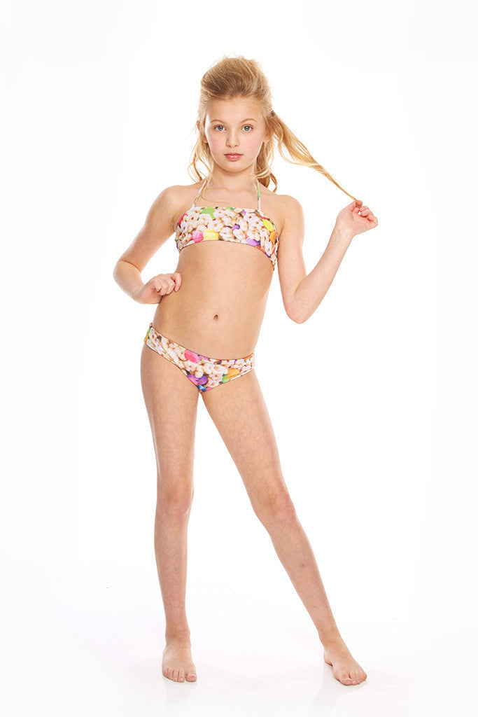 Girls Good Luck Bandeau Bikini