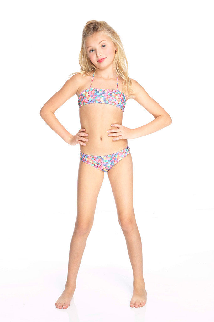 Girls Sour Drops Bandeau Bikini