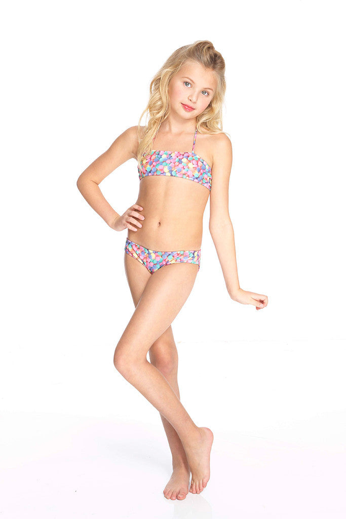 Girls Sour Drops Bandeau Bikini