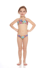 Kids Stacked Donuts Bandeau Bikini