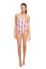 Womens Macaroons Scooped One Piece