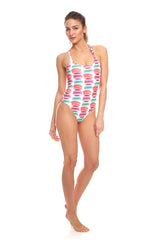 Womens Macaroons Scooped One Piece