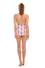 Womens Macaroons Scooped One Piece