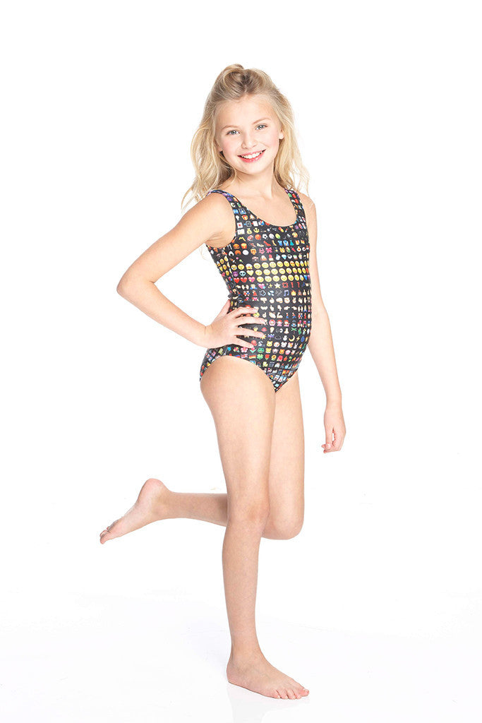 Girls Emoji Sport One Piece