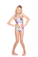 Girls Puppies Sport One Piece
