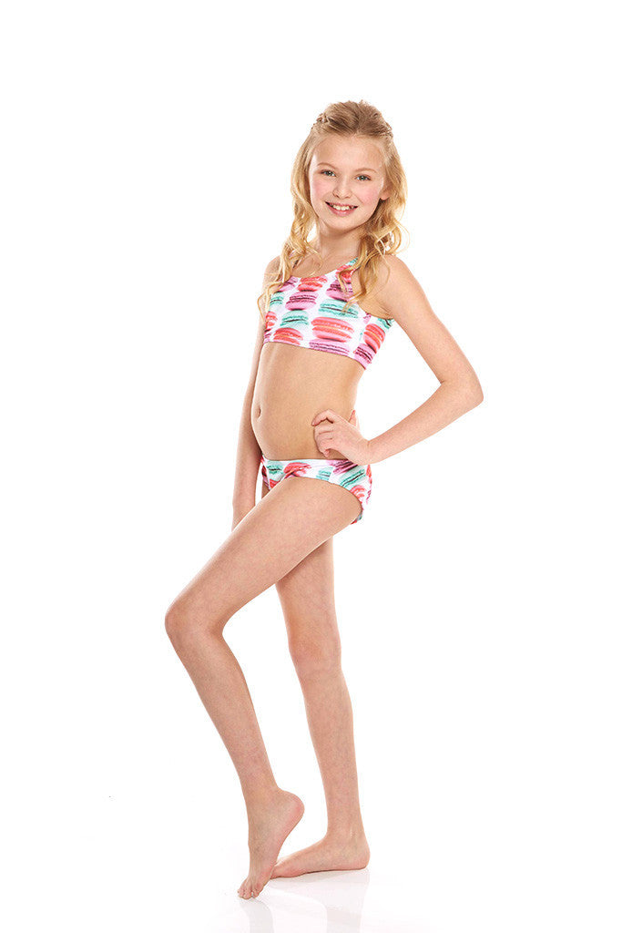 Girls Macaroons Sports Bra Bikini
