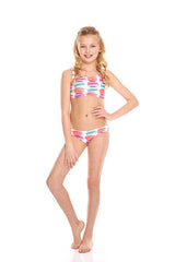 Girls Macaroons Sports Bra Bikini