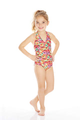 Kids Fruit Loops Tankini Halter