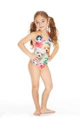 Kids Puppies Tankini Halter