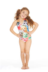 Kids Puppies Tankini Halter
