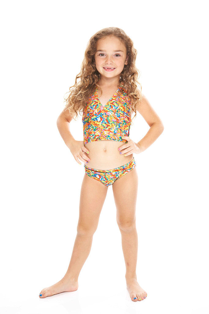 Kids Sprinkles Tankini Halter