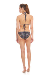Womens Emoji Triangle Bikini Top