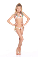 Girls Donuts Triangle Tie Side Bikini