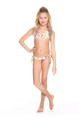 Girls Donuts Triangle Tie Side Bikini
