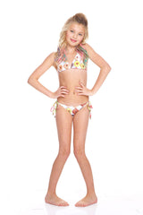 Girls Donuts Triangle Tie Side Bikini