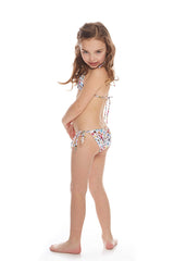 Kids Emoji 2.0 Triangle Tie Side Bikini