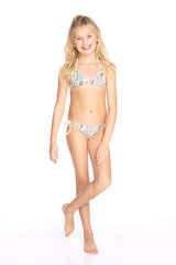 Girls Nana's Pearls Tie Side Bikini