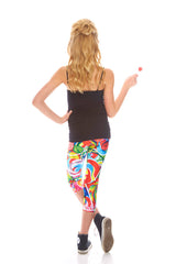 Girls Lollipop Capri Leggings