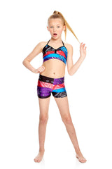 Girls Multi Bandana Dance Shorts