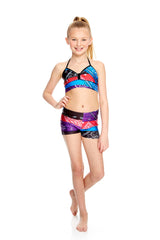 Girls Multi Bandana Dance Shorts
