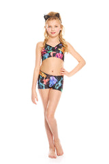 Girls Electric Animals Dance Shorts
