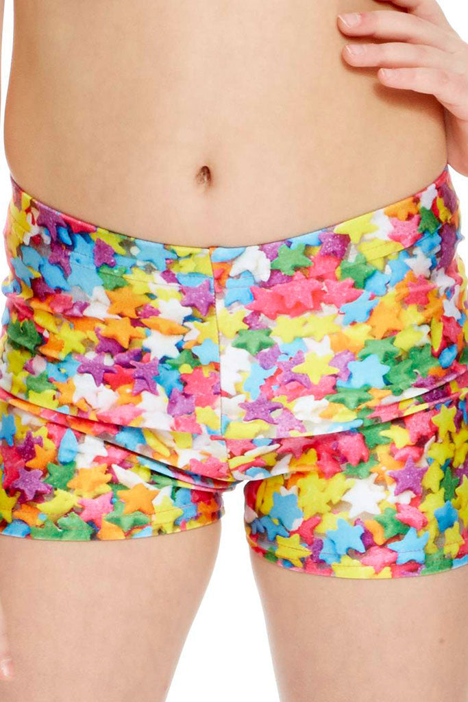 Girls Funfetti Sprinkles Dance Shorts