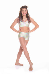 Girls Pastel Snake Dance Shorts