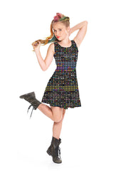 Girls Emoji Skater Dress