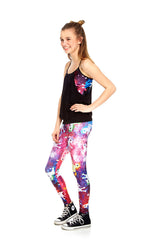 Girls Baby Unicorns Activewear Leggings