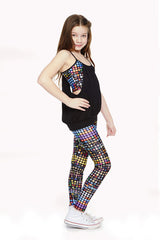 Girls Emoji Sports Bra Tank
