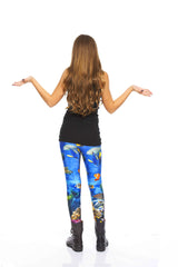 Girls Coral Reef Leggings
