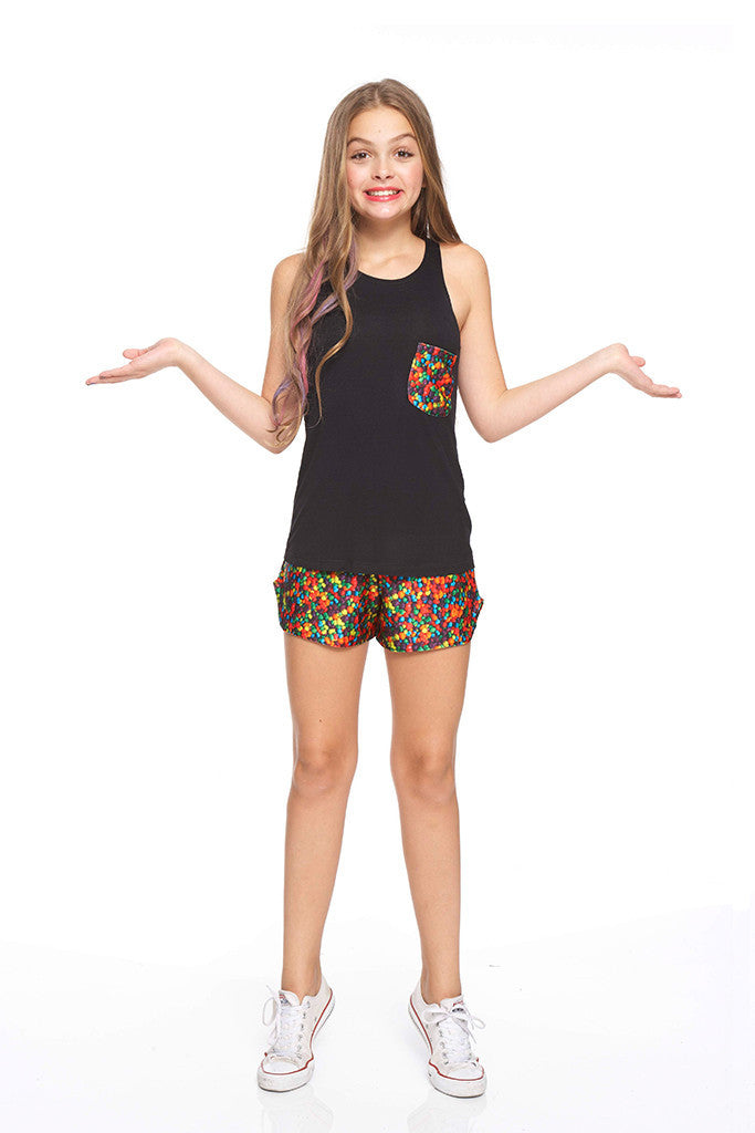 Girls Geeks Pocket Tank