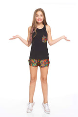 Girls Geeks Pocket Tank
