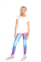 Girls Glitter Mirror Leggings
