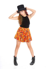 Girls Halloweeny Skater Skirt