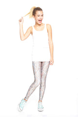 Girls Nana's Pearls Leggings