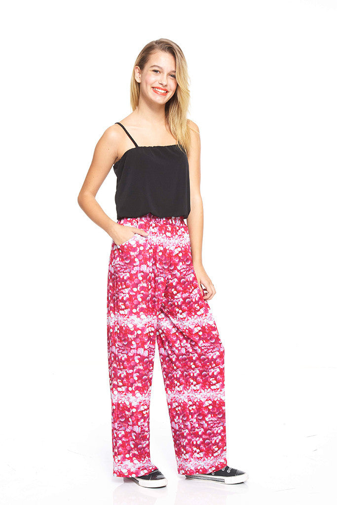 Girls Pink Sequins Jumpsuit