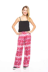 Girls Pink Sequins Jumpsuit