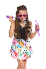 Girls Puppies Skater Skirt
