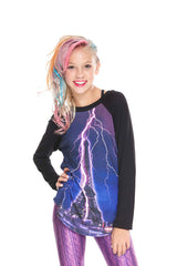 Girls Striking Paris Baseball T-Shirt