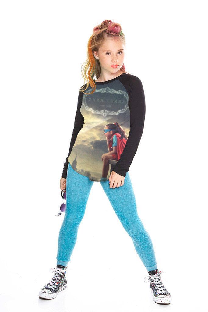 Girls ZT To The Rescue Baseball T-Shirt