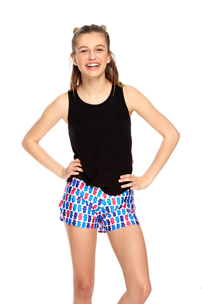 Girls Berry Bears Gym Shorts