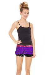 Girls Multi Bandana Gym Shorts