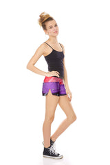 Girls Multi Bandana Gym Shorts