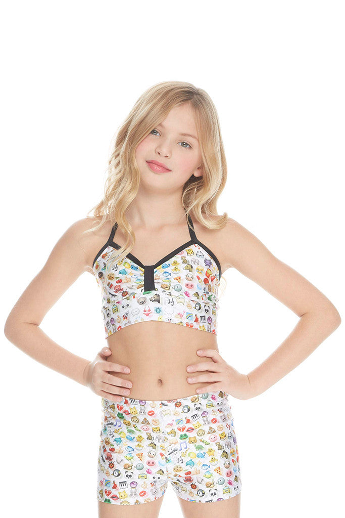 Girls Emoji 2.0 Bandeau Halter